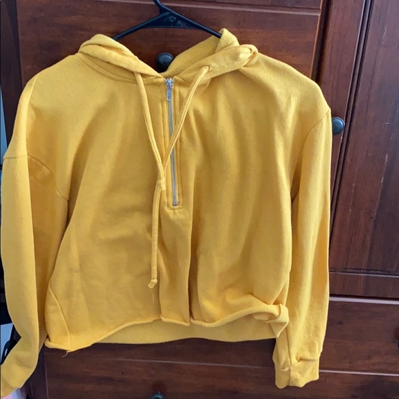 Tops - Yellow hoodie